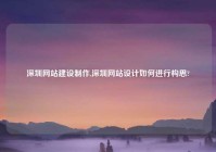 深圳网站建设制作,深圳网站设计如何进行构思?