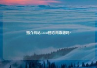 婚介网站,51230婚恋网靠谱吗?