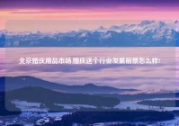 北京婚庆用品市场,婚庆这个行业发展前景怎么样?