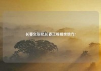长春交友吧,长春正规相亲地方?