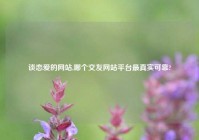 谈恋爱的网站,哪个交友网站平台最真实可靠?