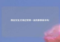 西安交友,打得过世界一流的泰拳高手吗?