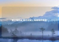 爱上海同城,顺丰同城上海哪里的单多?