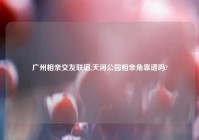 广州相亲交友联谊,天河公园相亲角靠谱吗?