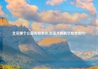北京哪个公园有相亲会,北京大龄剩女相亲地方?