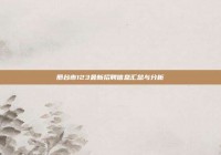 邢台市123最新招聘信息汇总与分析