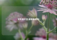 交友聊天室,趣聊靠谱吗?