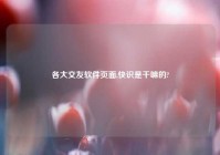 各大交友软件页面,快识是干嘛的?