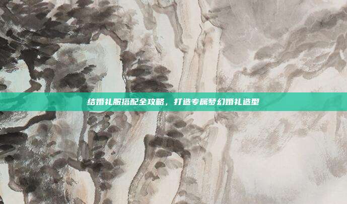 结婚礼服搭配全攻略，打造专属梦幻婚礼造型