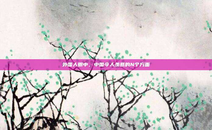 外国人眼中，中国令人羡慕的N个方面