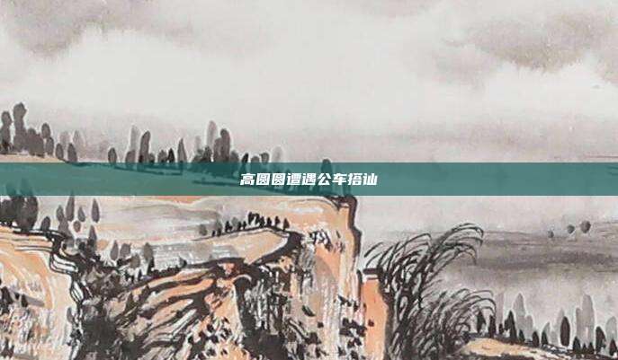 高圆圆遭遇公车搭讪
