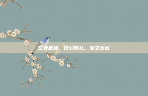 罗晋唐嫣，梦幻婚礼，爱之永恒